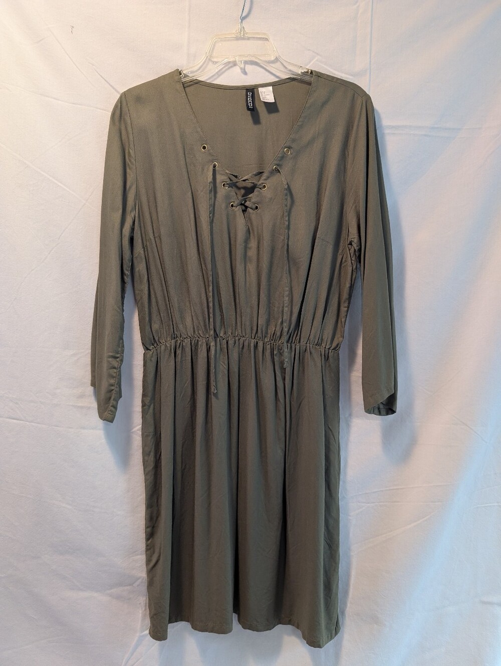 Lace Up Dress